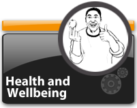 Health and Wellbeing Pictures Button